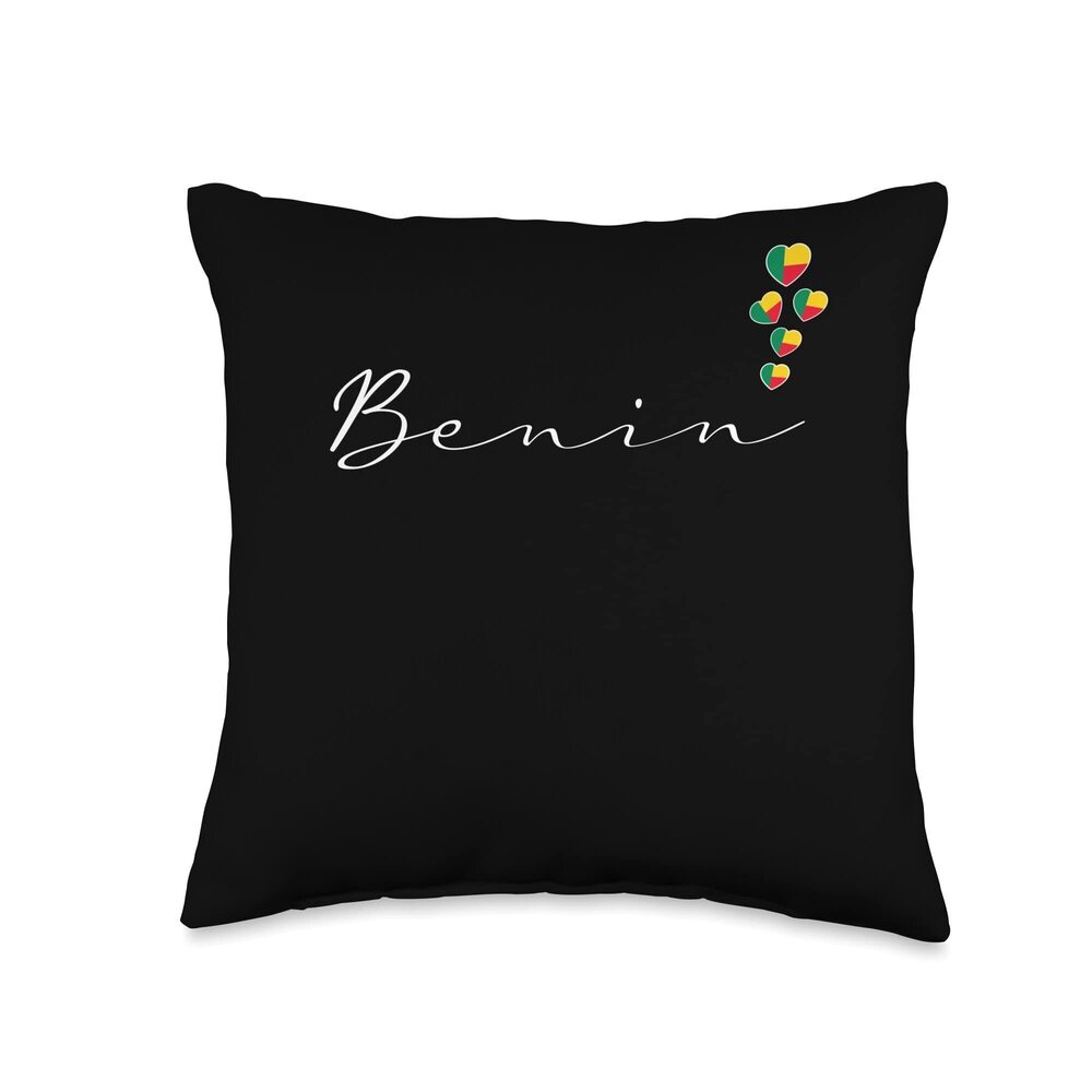 7890 Benin Throw Pillow, 16x16, Multicolor